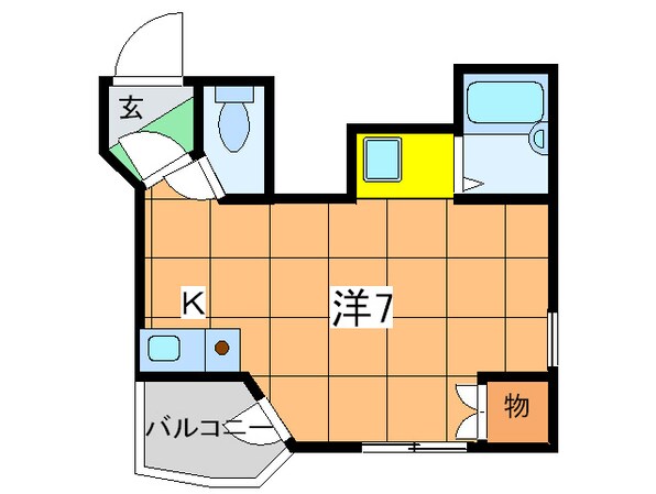 アビタ小橋の物件間取画像